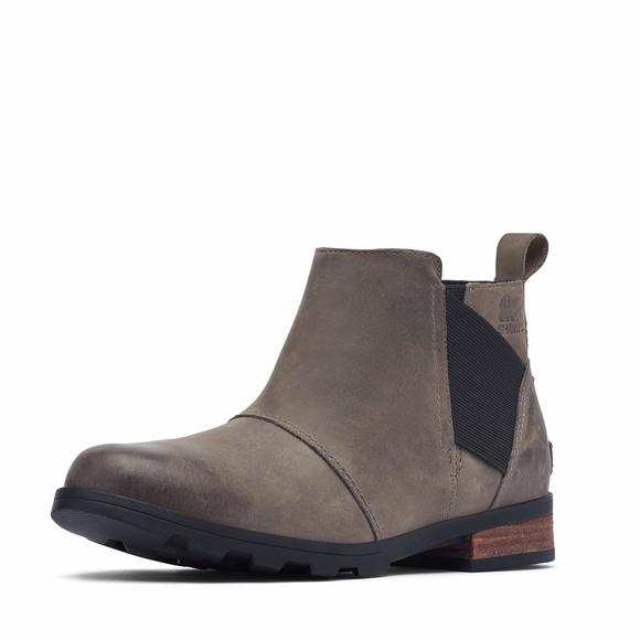 SOREL WOMEN'S EMELIE CHELSEA BOOT - LIGHT AND HEAVY RAIN - WATERPROOF - QUA - Picture 1 of 6